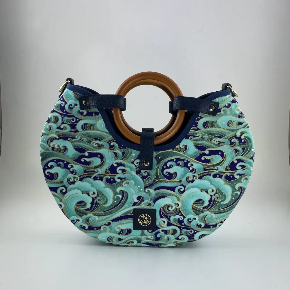 japán mintás női kartáska